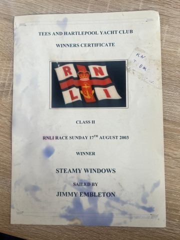 Jim winning Cert 2003
