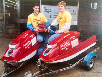 Lee & John Fundraising 1990