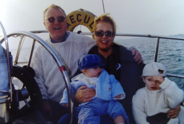 Jim, Allison, Alex & Myles 2002