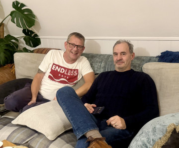 Great afternoon with John & Jackie